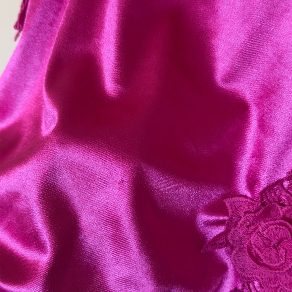 HELLO MOLLY MAGNETIC CONNECTION SATIN MINI DRESS PINK Size Large (8) NWT - Picture 5 of 12